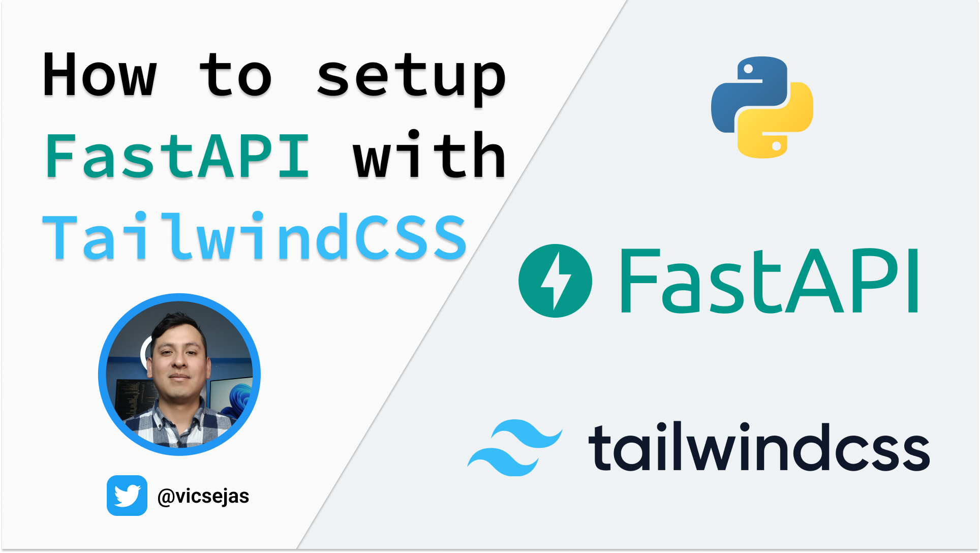 Banner image FastAPI with Tailwind CSS