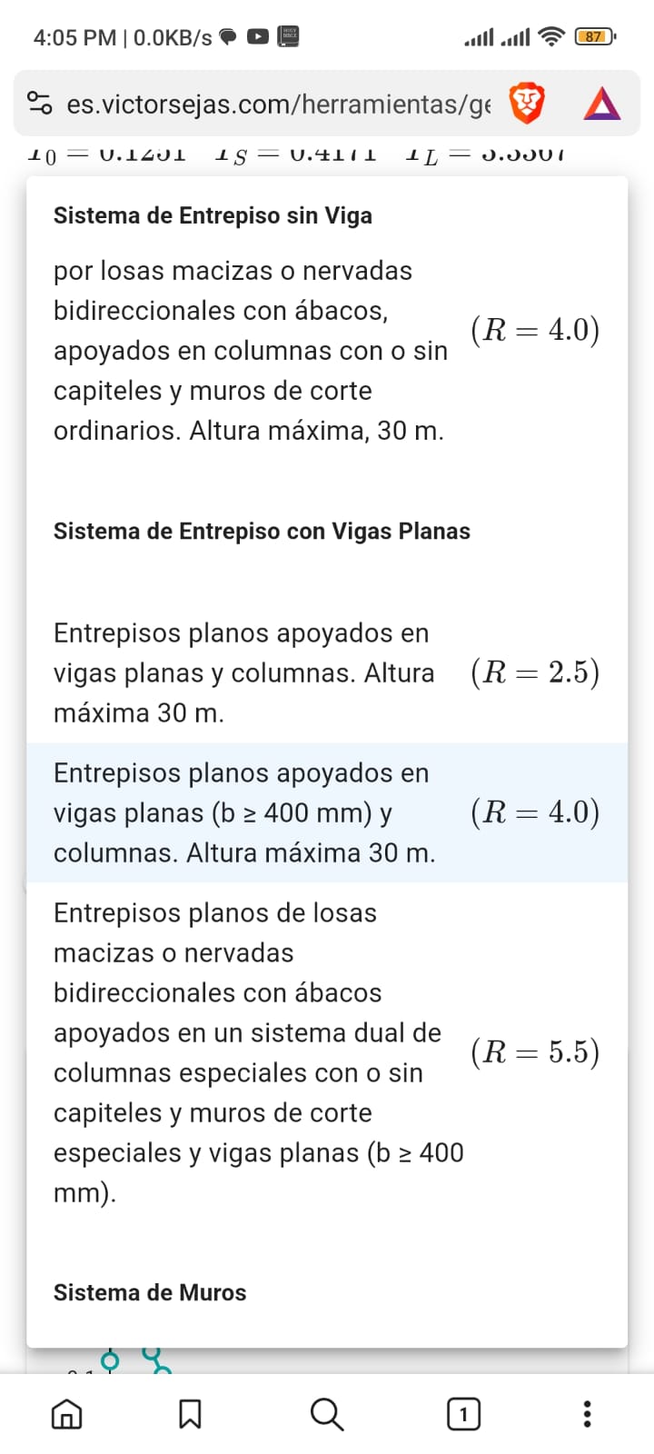 Screenshot 4 of Response Spectrum Generator (NBDS 2023)